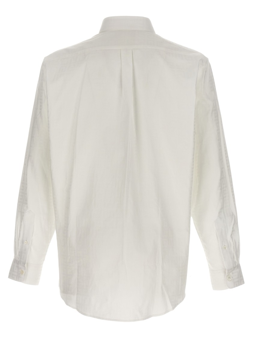Givenchy Grey 4g Shirt In White