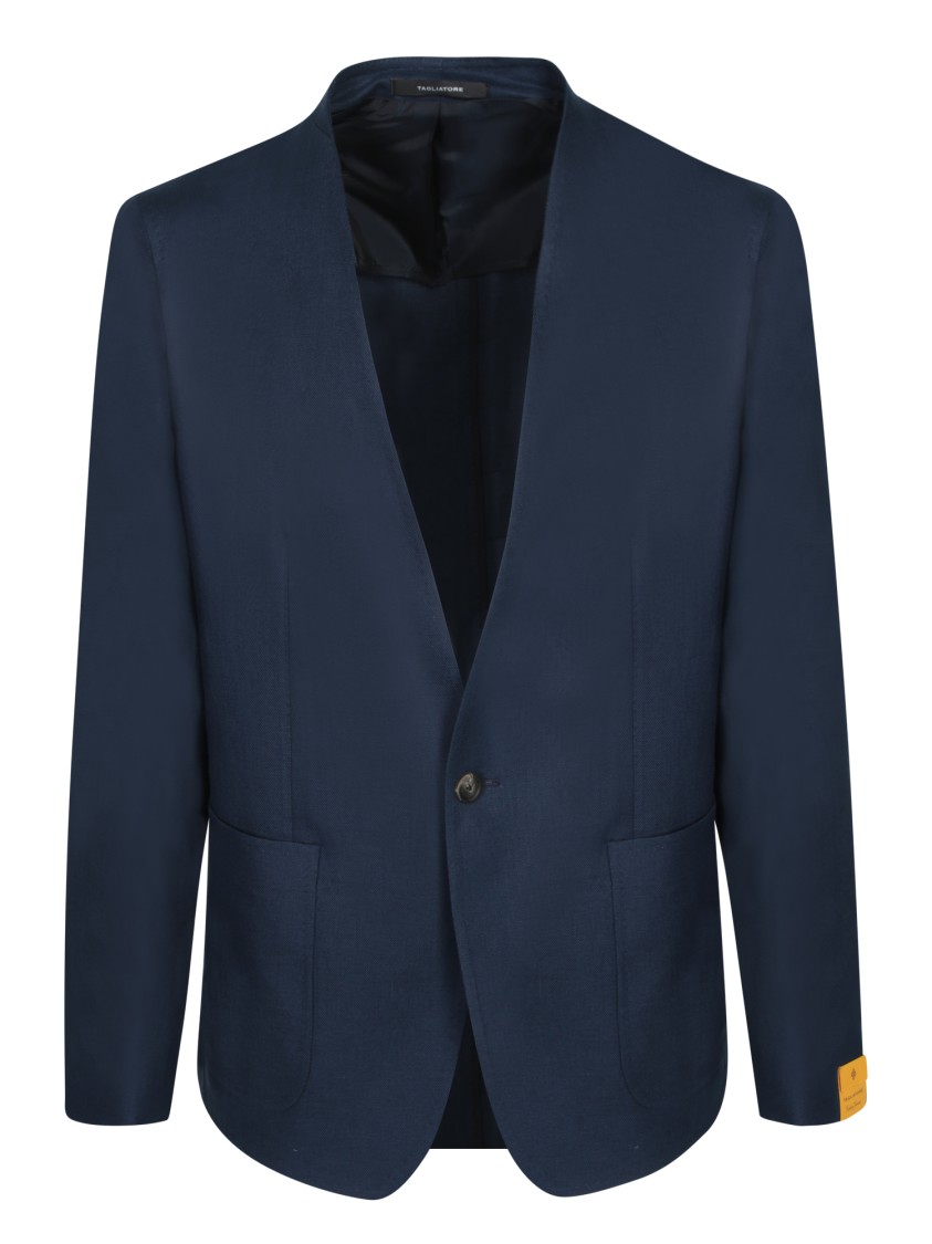 Shop Tagliatore Tailored Linen Blazer