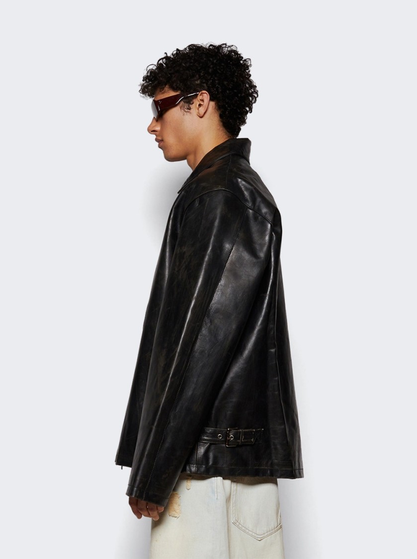 Vetements Distressed-effect Jacket In Black