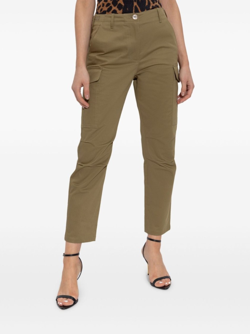 Tom Ford Tailored Green Trousers In Brown
