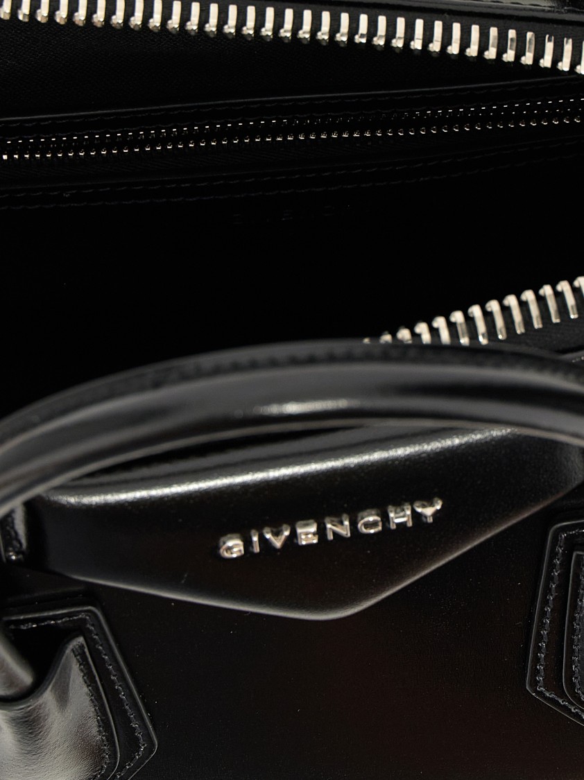 Givenchy Small Structured Handbag With Removable Shoulder Strap In Black