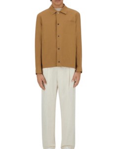 Herno Lightweight Double Bi-stretch Brown Jacket With Classic Collar