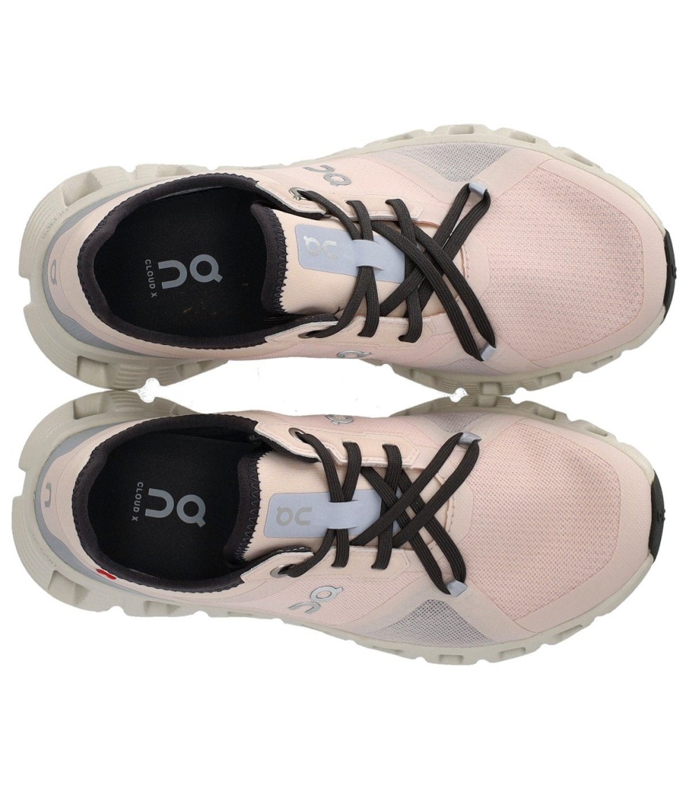 On Cloud X 3 Ad Shell Heather Sneaker In Pink