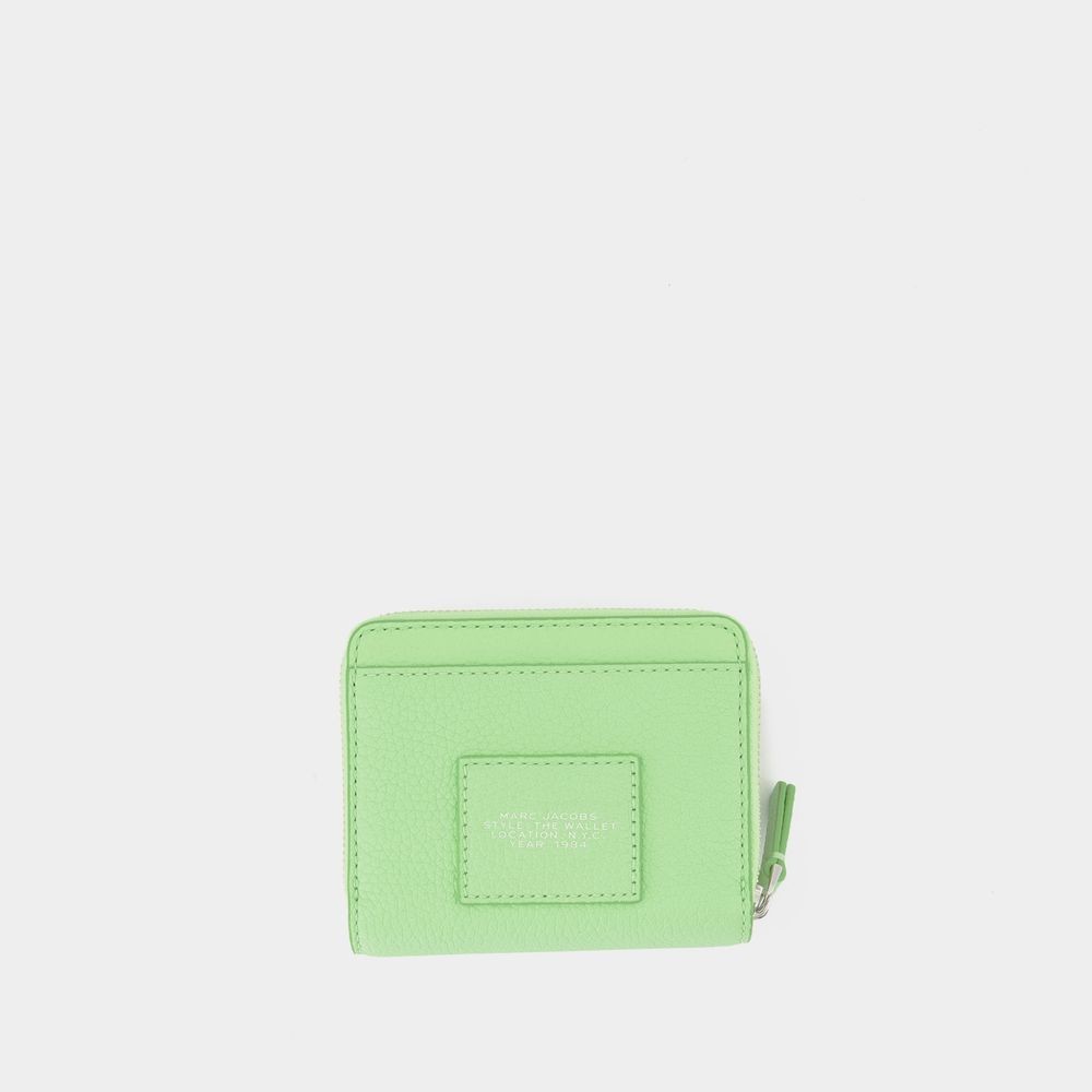 財布・小物その他 The Mini Compact Wallet - Marc Jacobs - Leather - Green Marc Jacobs The Leather Mini Compact Wallet | Green | FARFETCH