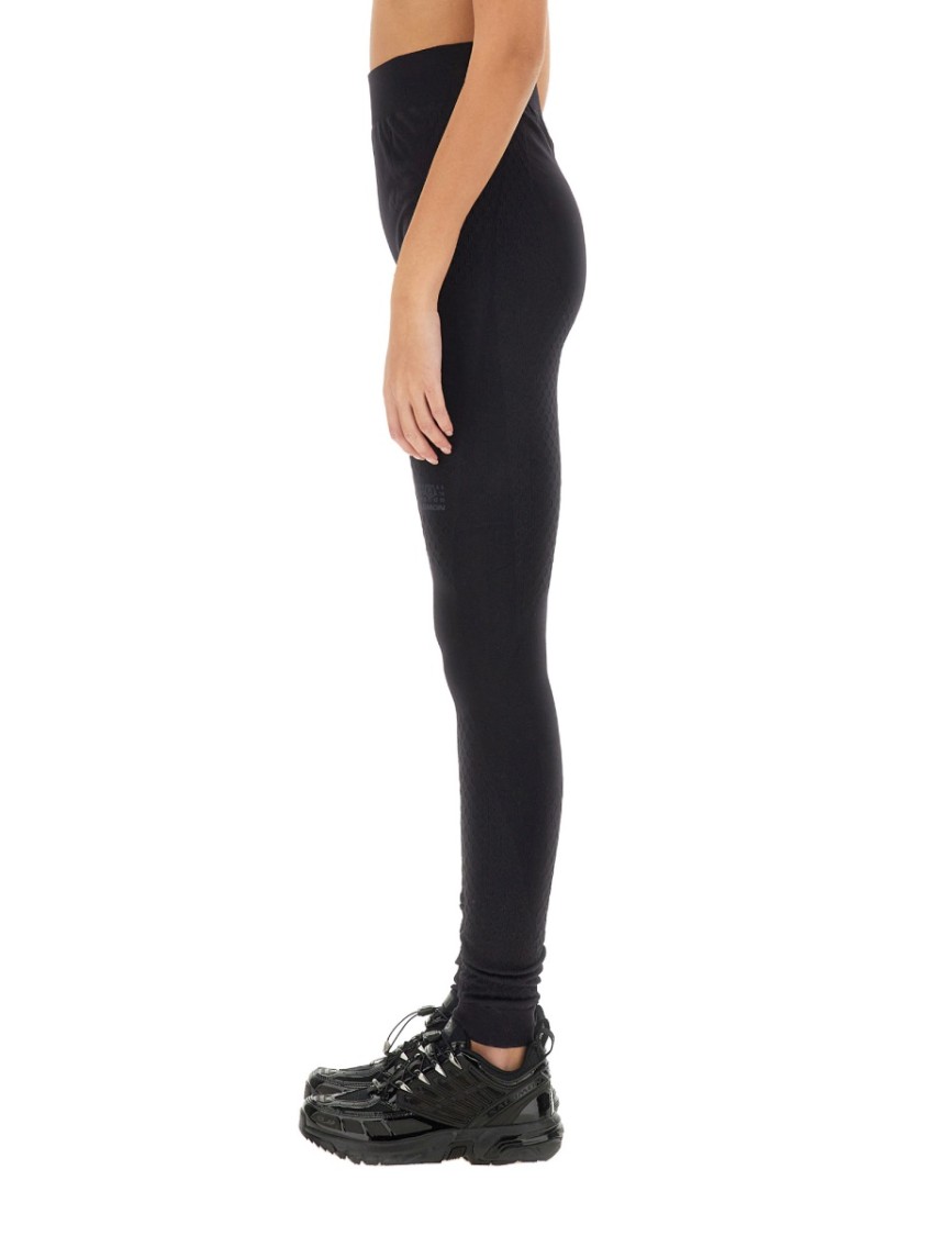 Mm6 By Maison Margiela X Salomon Leggings With Logo In Black