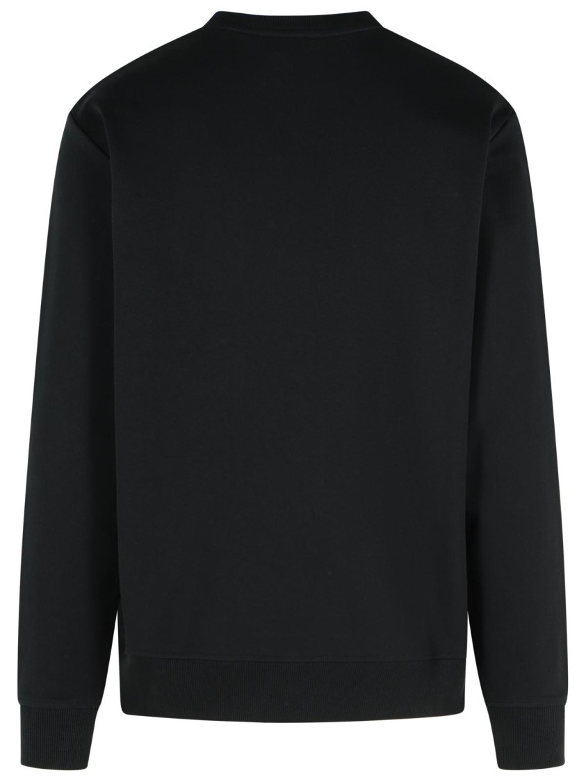 Balmain Black Cotton Sweatshirt Men