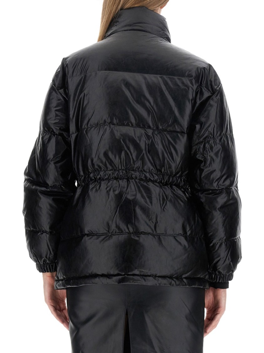 Michael Michael Kors Relaxed Fit Down Jacket With Hood In Black