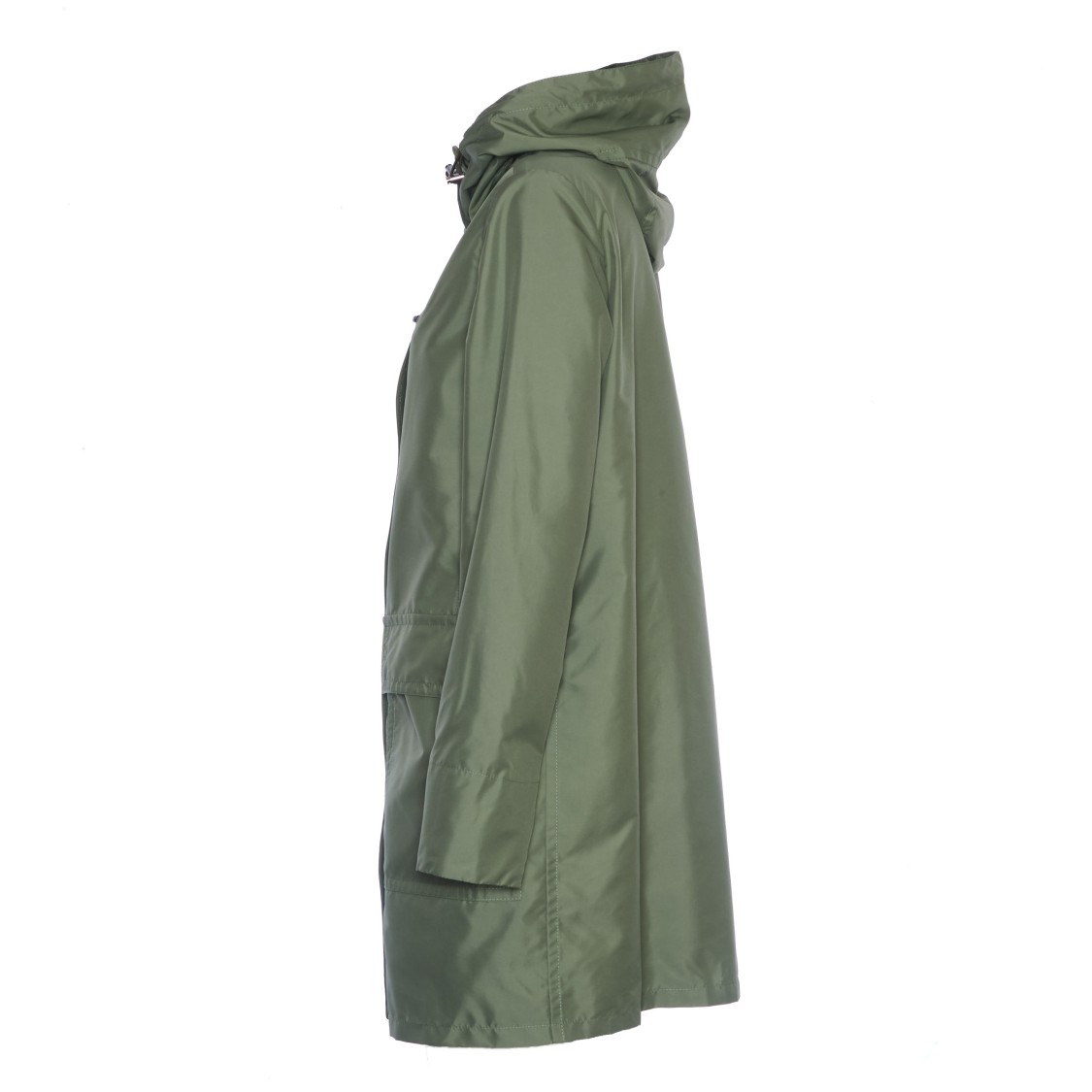 Fay Water-repellent Technical Poplin Parka With Concealed Snap Pockets