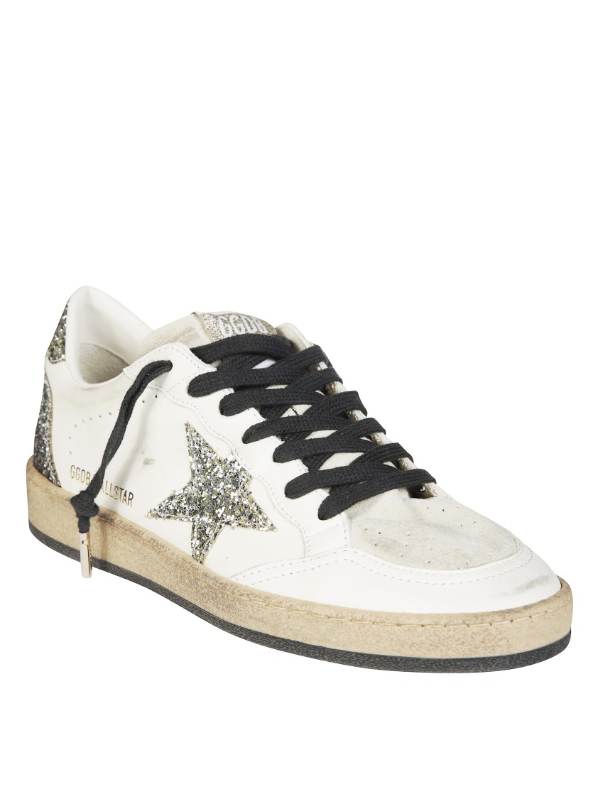 Golden Goose Ball Star Sneakers In White