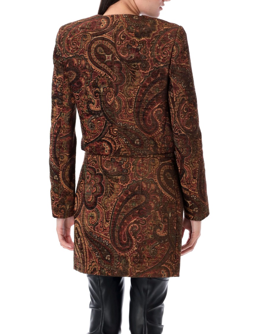 Chloé Patterned Single-breasted Blazer In Multi