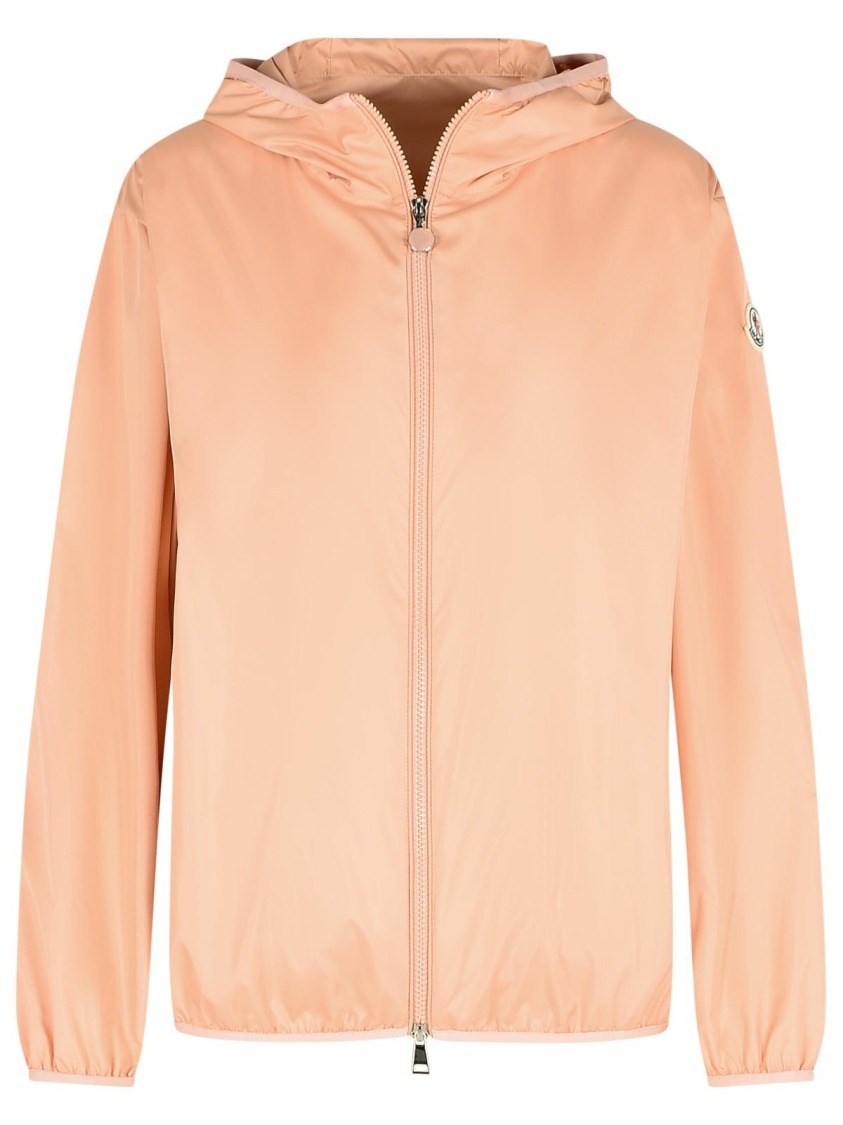Shop Moncler Fegeo' Pink Polyester Jacket