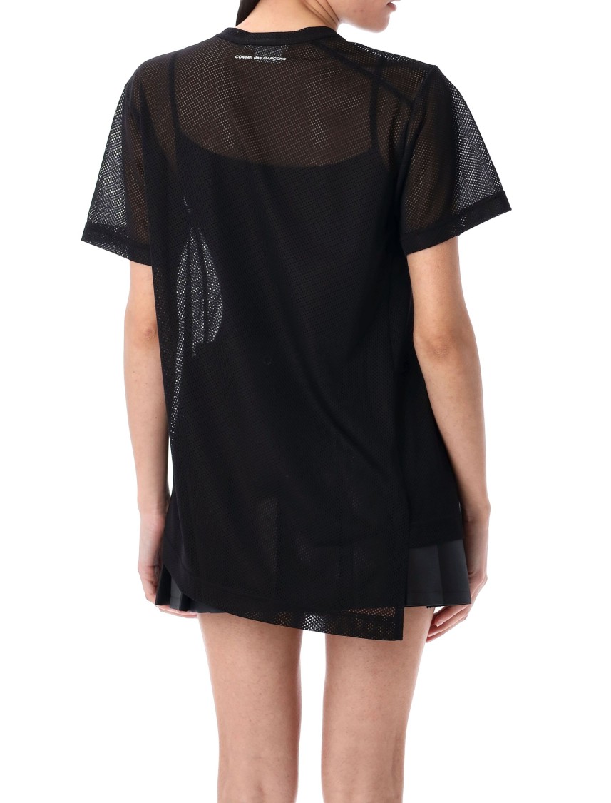 Shop Comme Des Garçons Mesh T-shirt