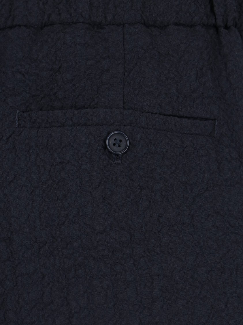 Giorgio Armani Straight-leg Chinos With Virgin Wool Finish