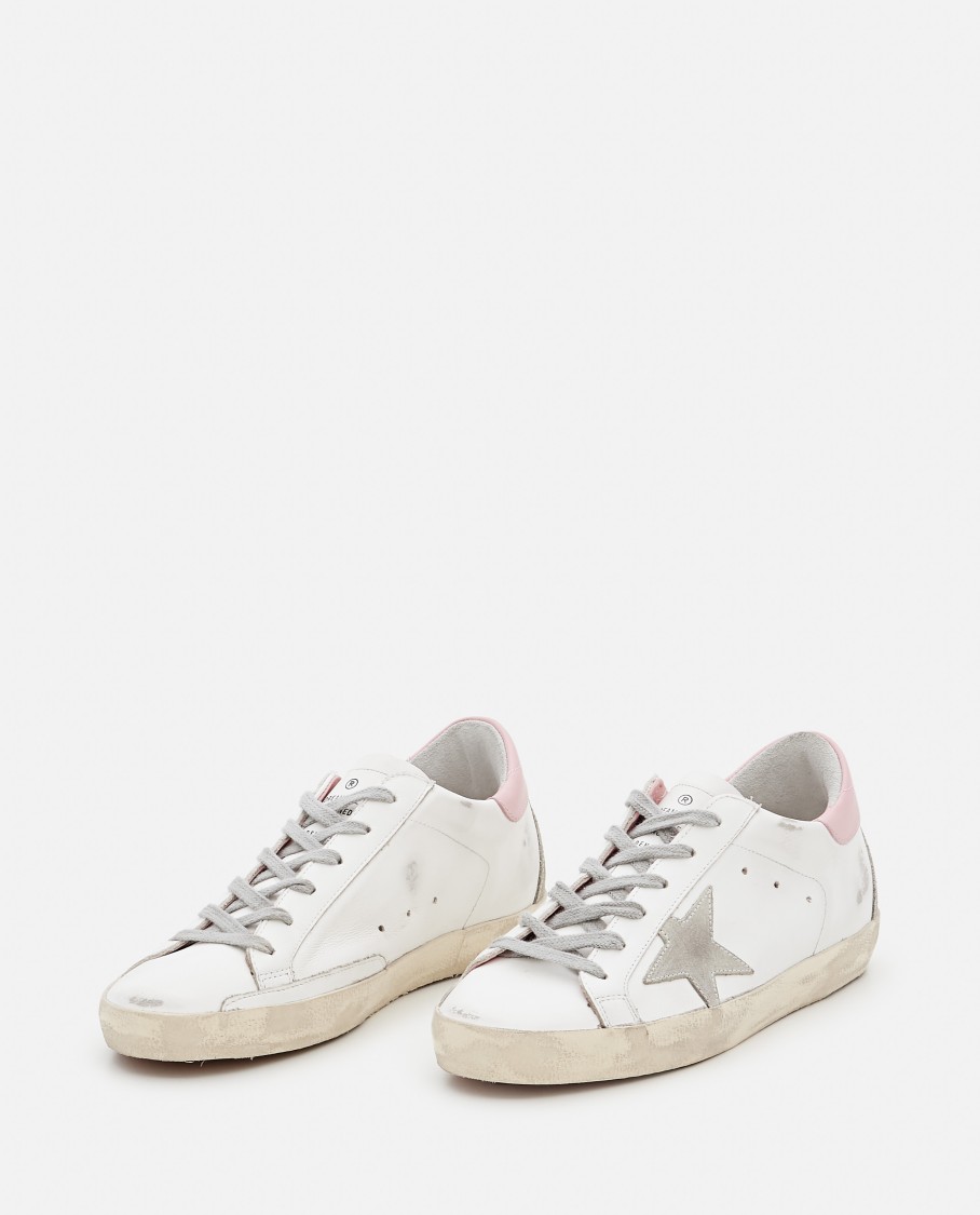 Golden Goose Low-top Sneakers With Vintage Distress In Black