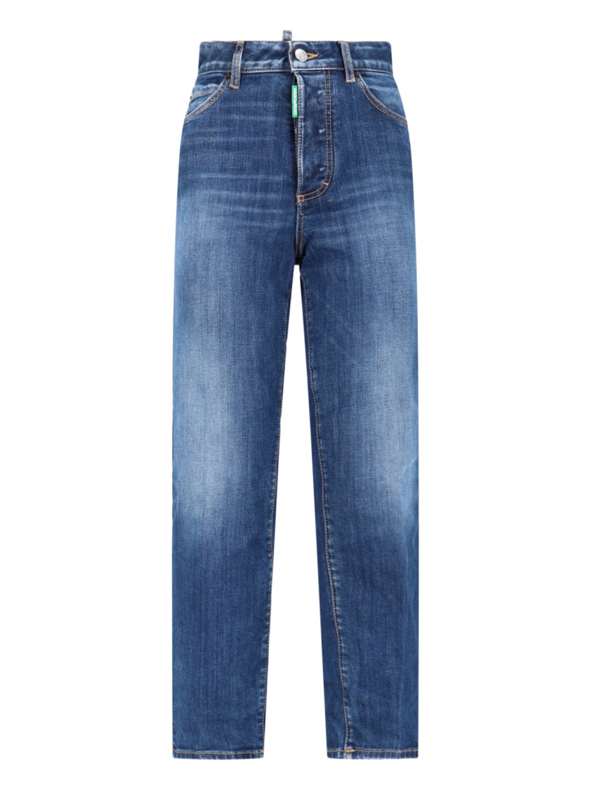 Shop Dsquared2 Straight-leg Denim Jeans In Blue