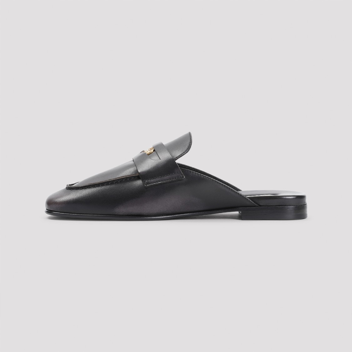 Miu Miu Calf Leather Penny Detail Loafers In Black
