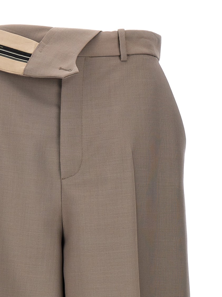 Fendi Carrot Fit Pants Straight in Brown | THE LIST