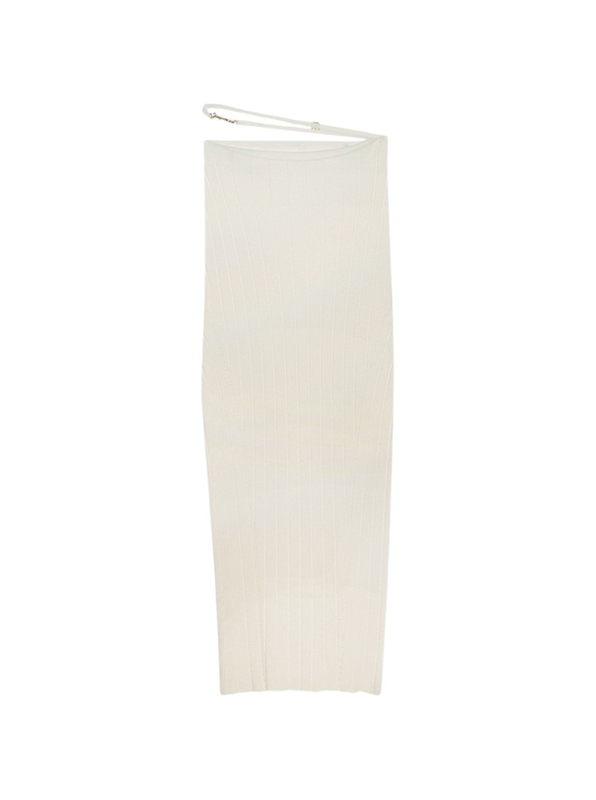 Jacquemus La Jupe Pralu Skirt In White