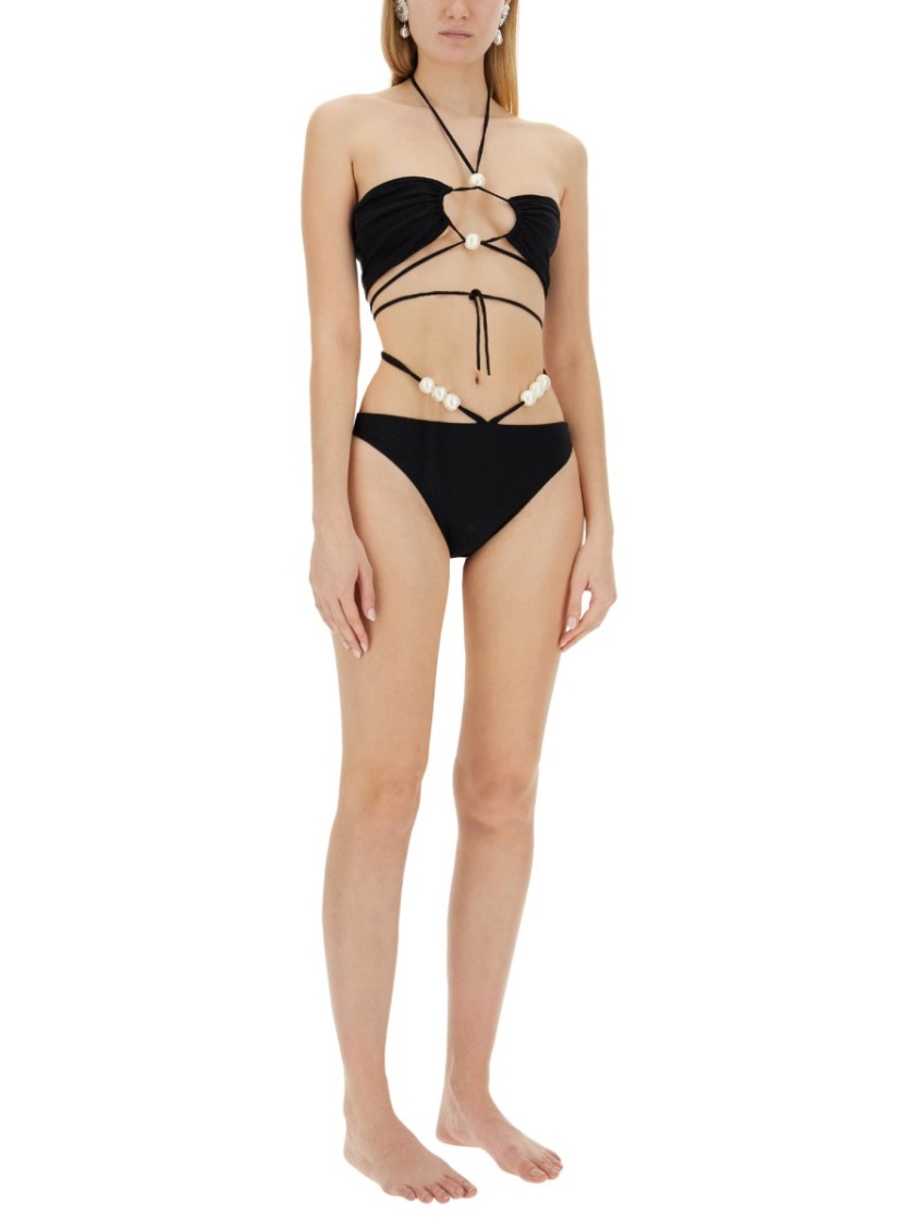 Magda Butrym Pearl Bikini Bottom In Black