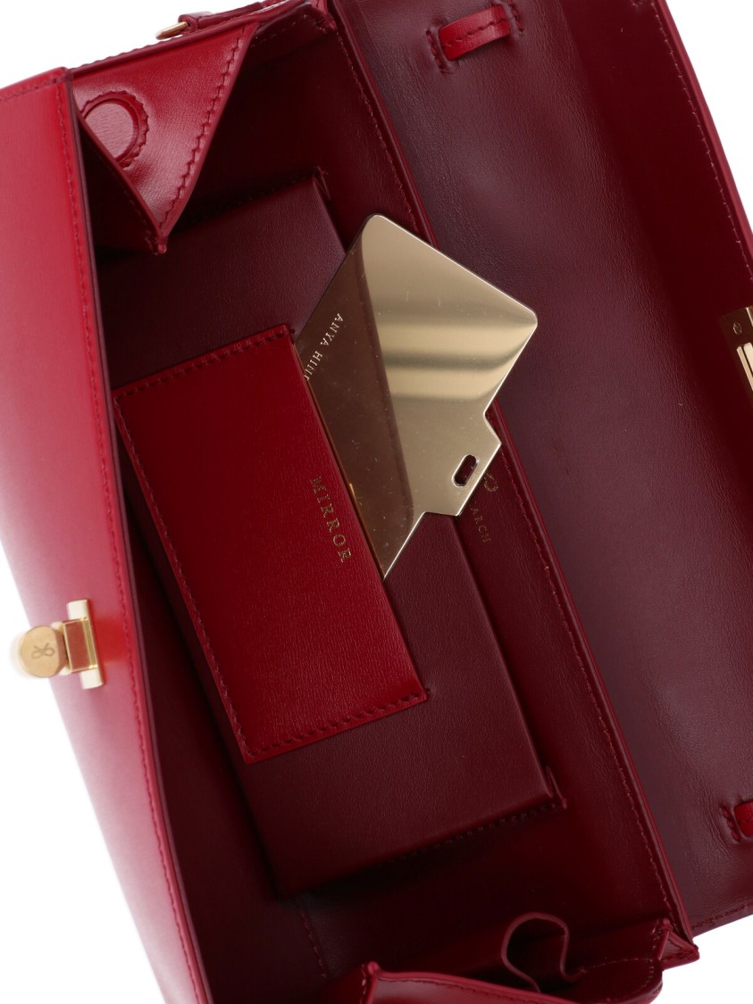 Anya Hindmarch Mortimer Clutch In Red