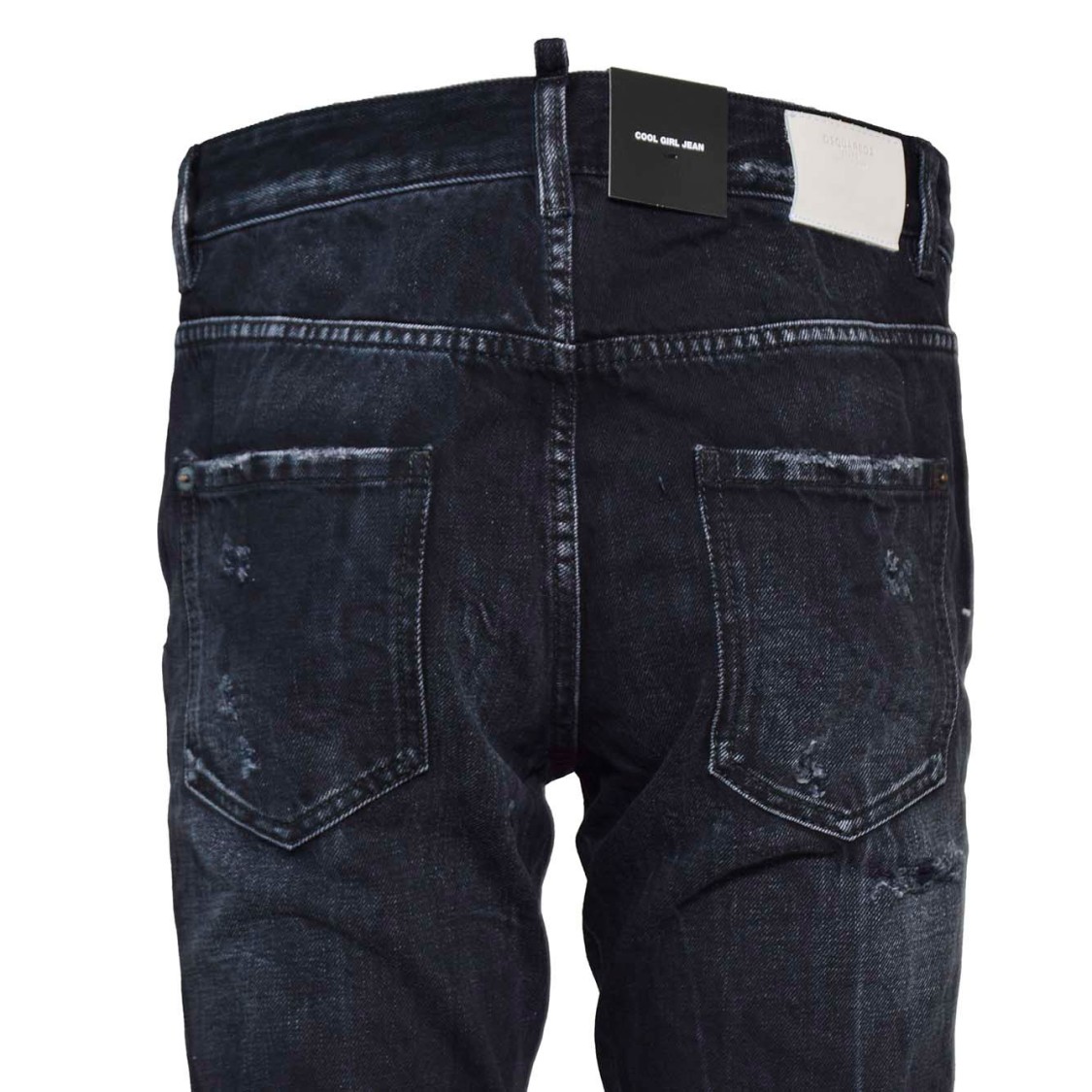 Dsquared2 Black Denim Cool Girl Jeans In Black
