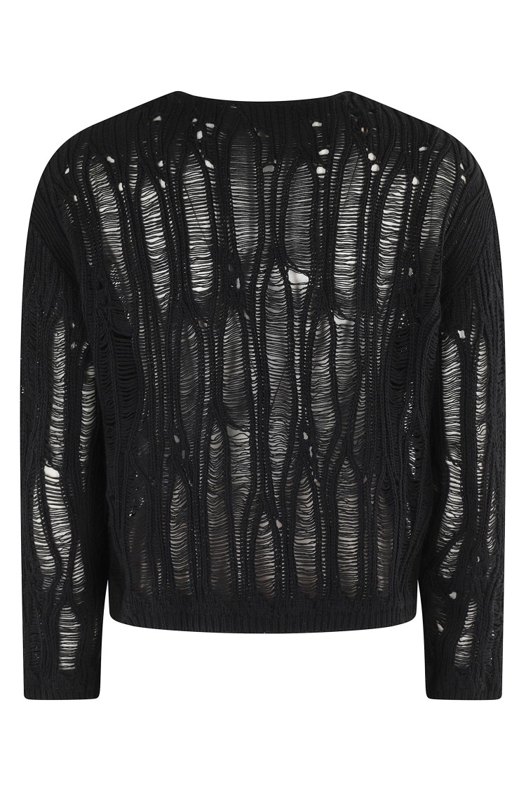 Iro Liya Knit Top In Black