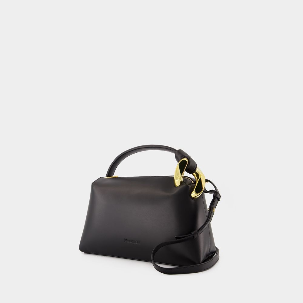 Jw Anderson J. W. Anderson The Jwa Corner Crossbody - Leather - Black In Black