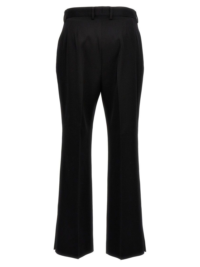 パンツ Lanvin Flare Wool Pants With Central Pleat Lanvin Flare Wool Pants With Central Pleat | THE LIST