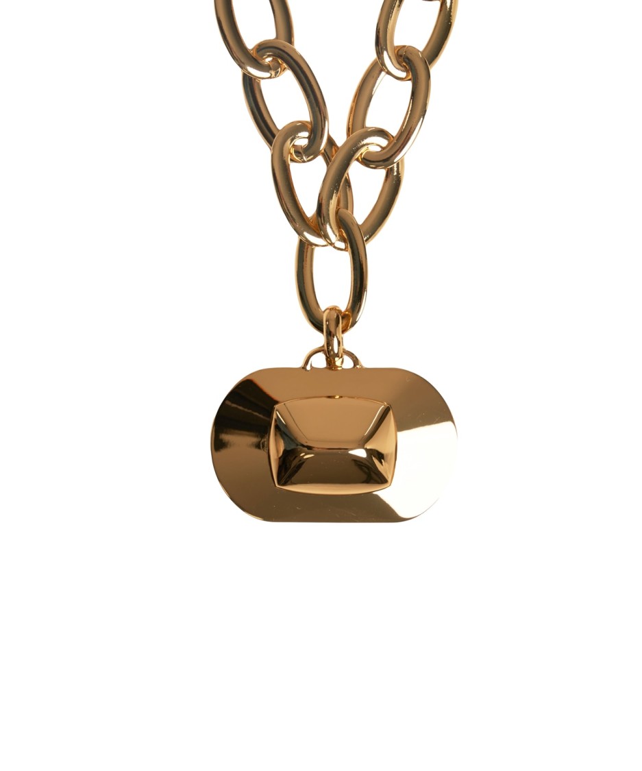 RADÀ RADÀ BEIGE CHOKER WITH INTRICATE CHAIN