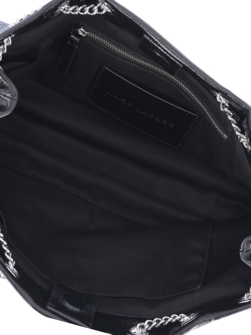 Marc Jacobs Quilted Structured Bag With Dual Chain Handles