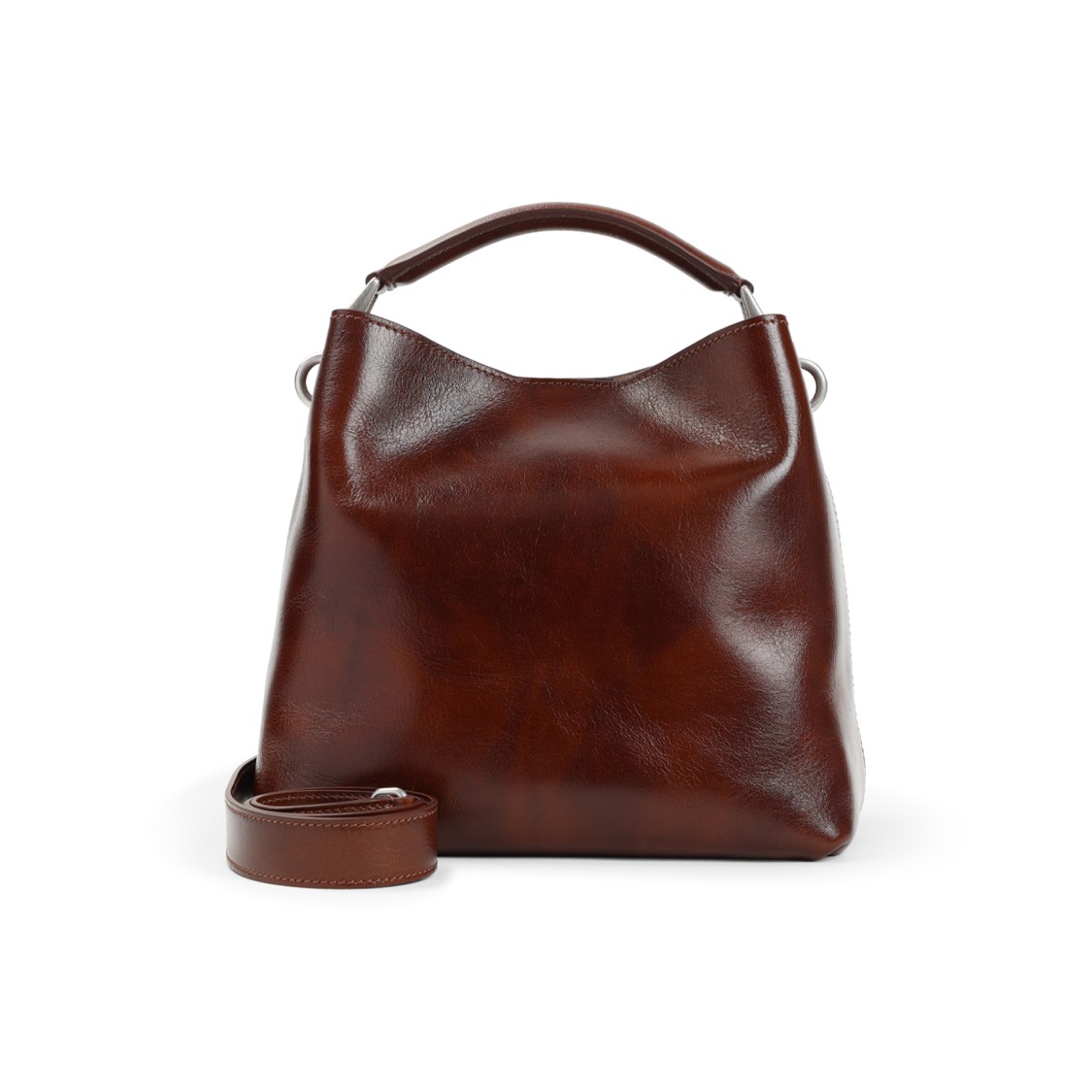 Dries Van Noten Brown Leather Handbag