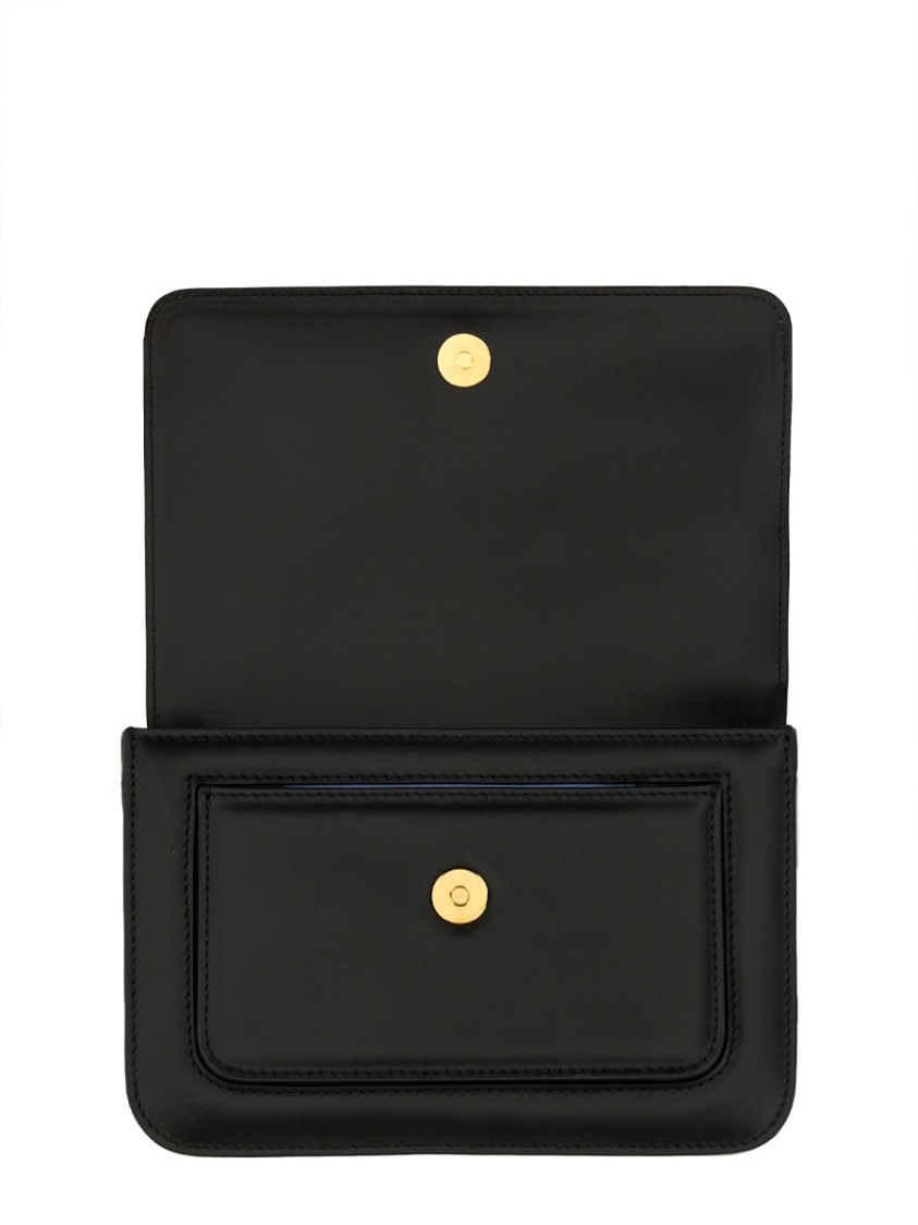 Versace "jellyfish Biggie" Messenger Bag In Black