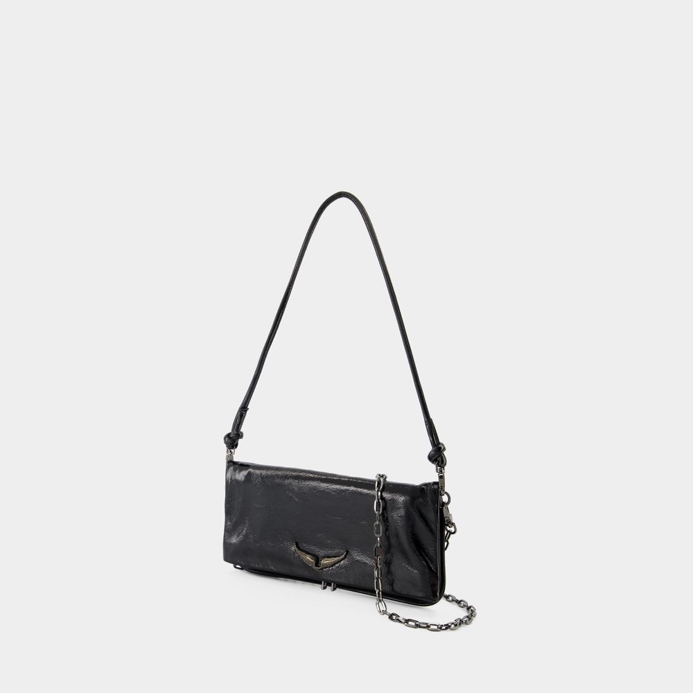 Zadig & Voltaire Rock Eternal Crossbody - Leather - Black In Black
