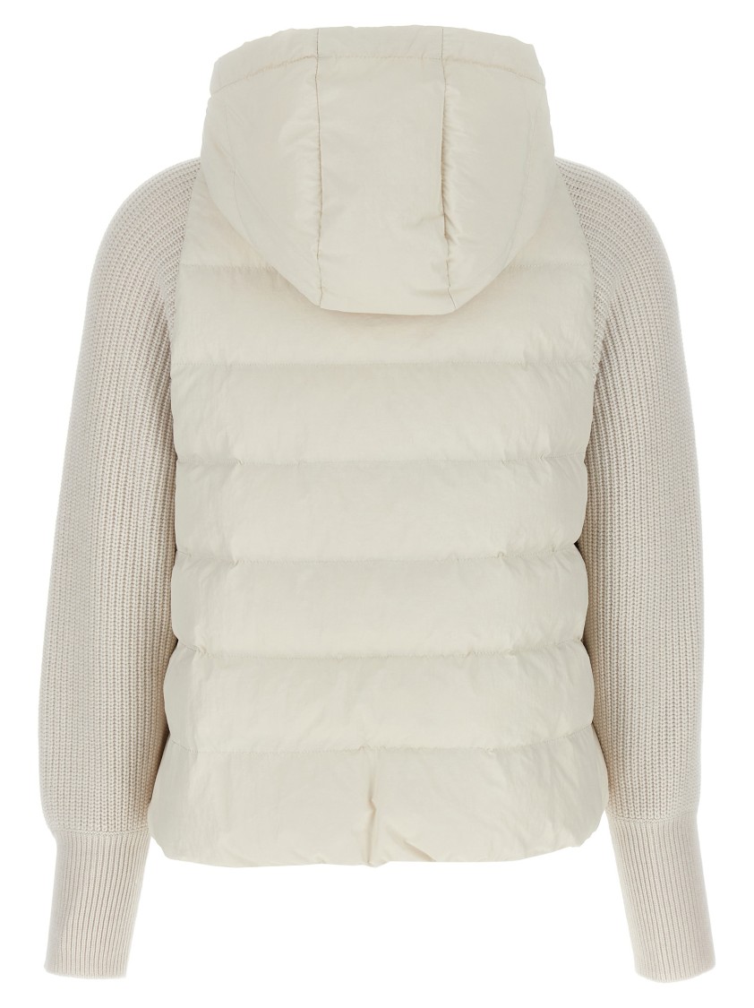 Brunello Cucinelli Wool Sleeved Down Jacket