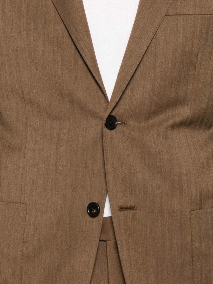 Corneliani Tailored Brown Suit With Notched Lapel