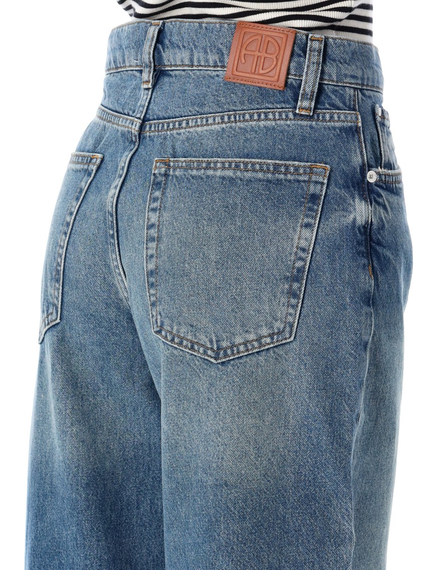 Anine Bing Briley Straight-leg Jeans In Blue