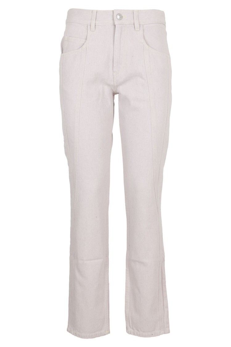 Shop Isabel Marant Tailored Pale Pink Pants
