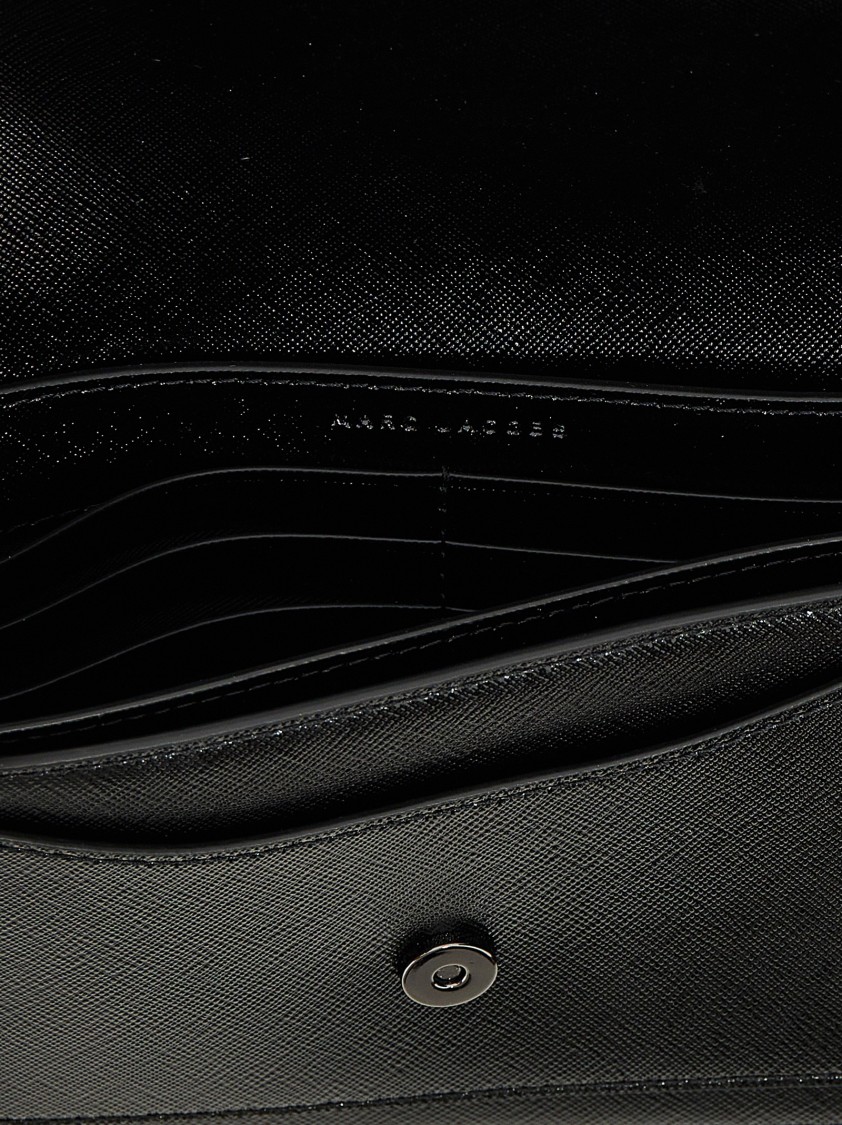 Marc Jacobs 'the Longshot' Wallet On Chain In Black