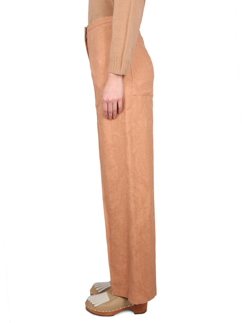 ALYSI ALYSI AJOURE PANTS
