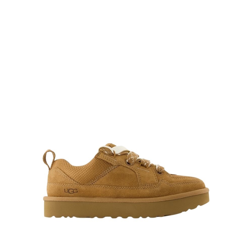 UGG UGG W LO LOWMEL SNEAKERS - LEATHER - BROWN