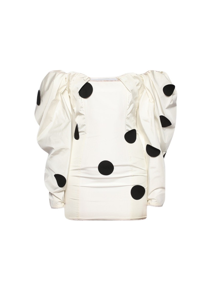 Jacquemus La Dressing Gown Taffeta Mini Dress