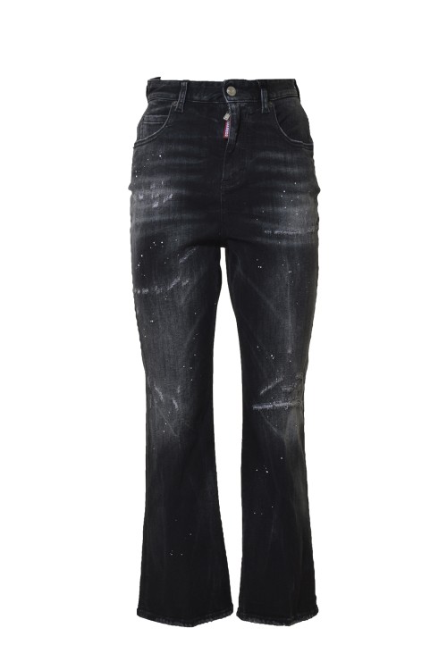 デニム・ジーパン Dsquared2 Belly Bottom Jeans In Black Denim Dsquared2 Belly Bottom Jeans In Black Denim | THE LIST