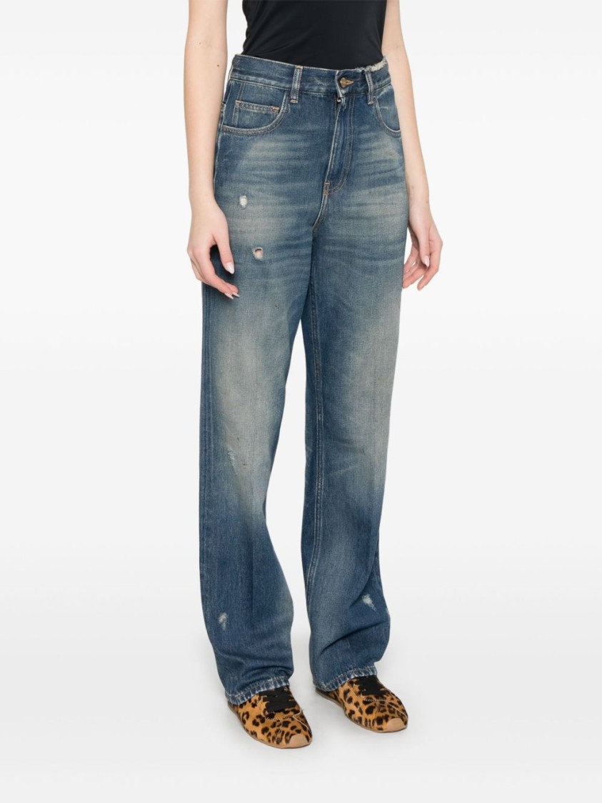 Golden Goose Women Distressed Effect Journey Jeans In Blue