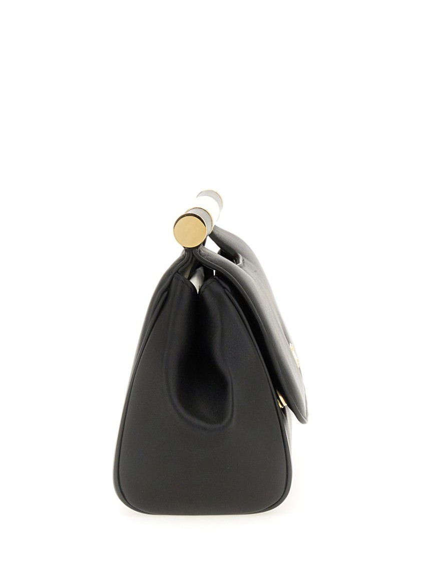 Dolce & Gabbana Dolce&gabbana Medium Black Sicily Handbag In Black