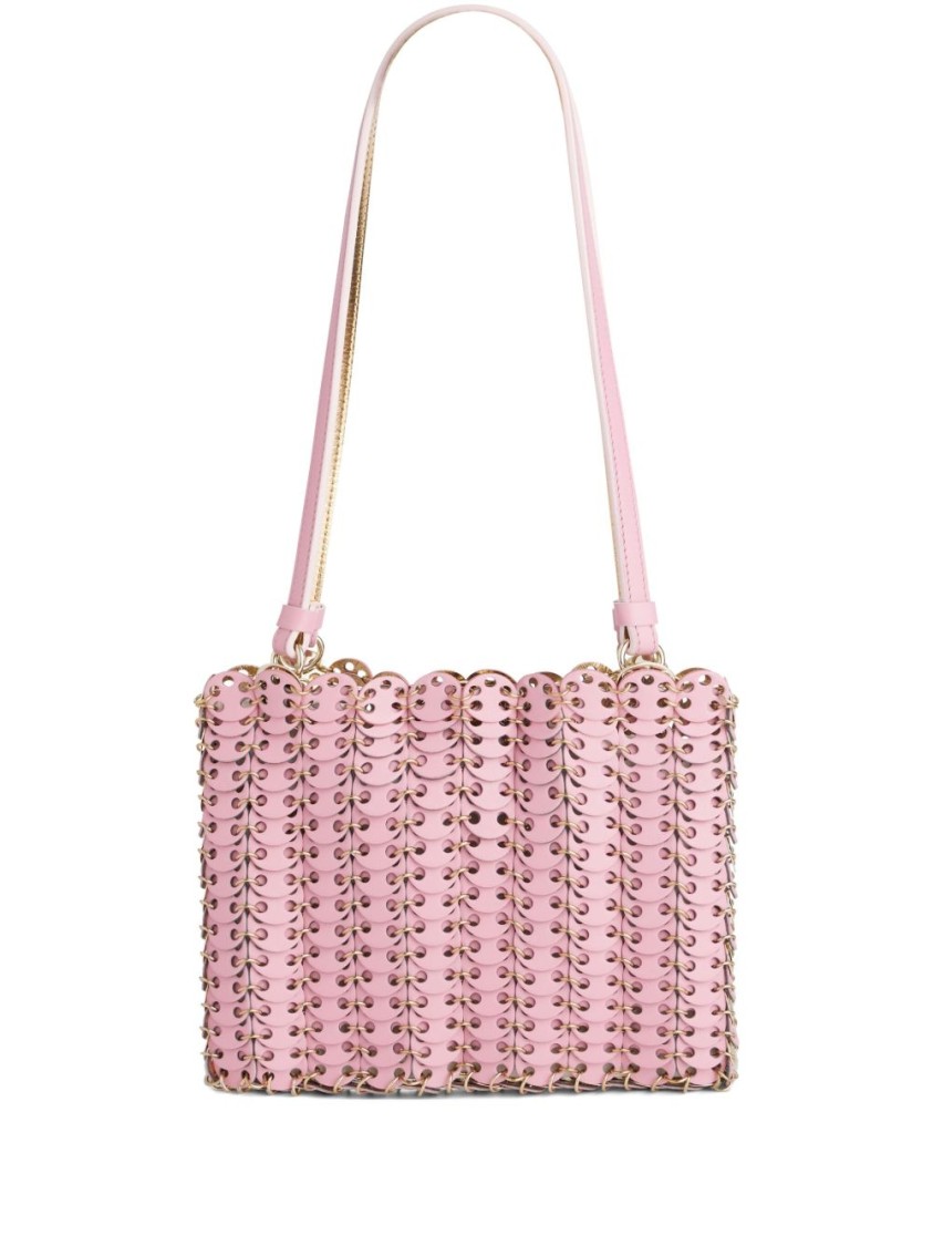 Rabanne Reversible Pink And Gold Shoulder Bag