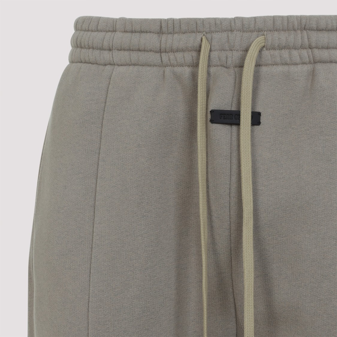 Shop Fear Of God Grey Relaxed-fit Trousers With Drawstring Waist