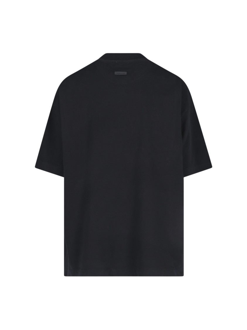 FEAR OF GOD FEAR OF GOD BLACK RELAXED FIT T-SHIRT 