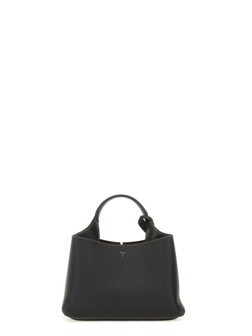 Tod's Apa Sacca Micro Pend. T Trac Pelle In Black