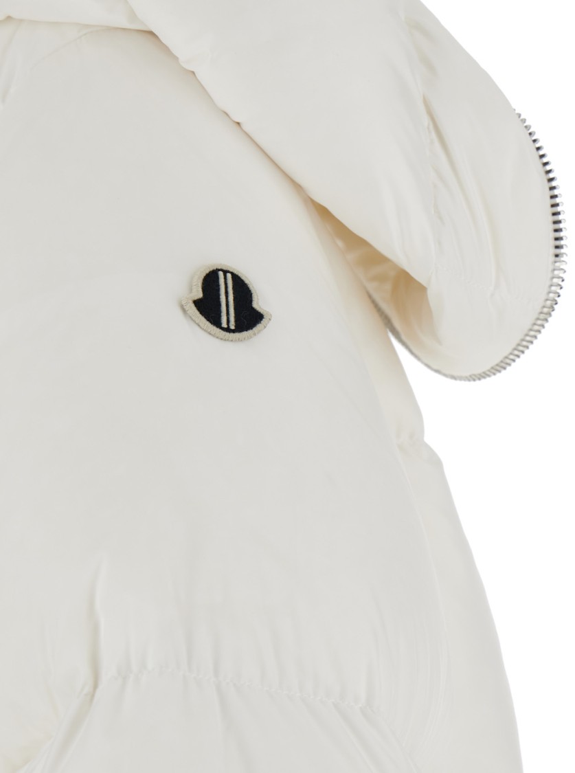 MONCLER X RICK OWENS MONCLER X RICK OWENS CYCLOPIC' WHITE DOWN JACKET