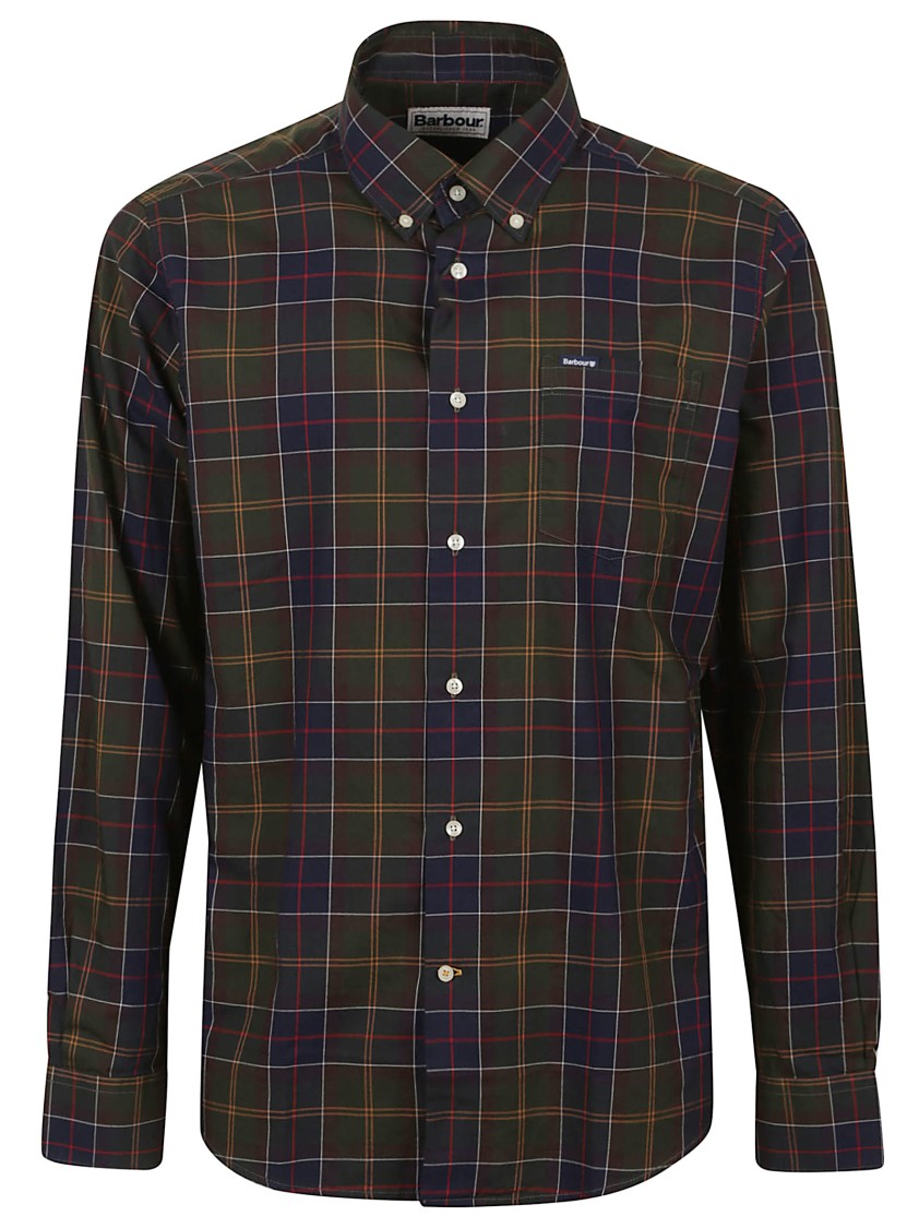 Barbour Wetheram Tailored Shirt In Black